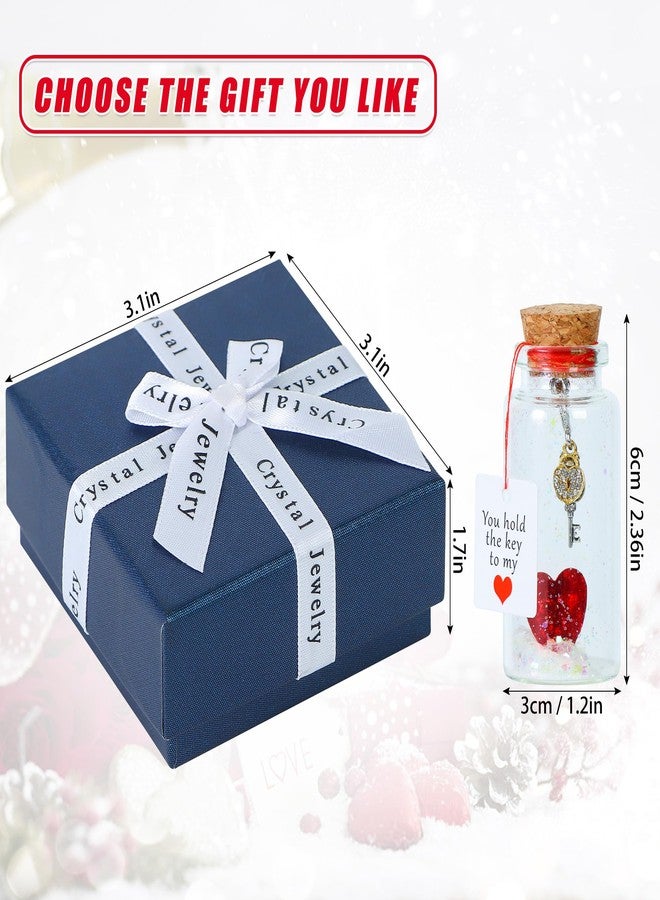 Shitailu Gift for Her Him, Anniversary Present for Wife Husband Mom Dad, Romantic Love Gifts for Boyfriend Girlfriend, Decor for Valentine, Long Distance Relationship, Christmas (Red heart and key) - Image 2